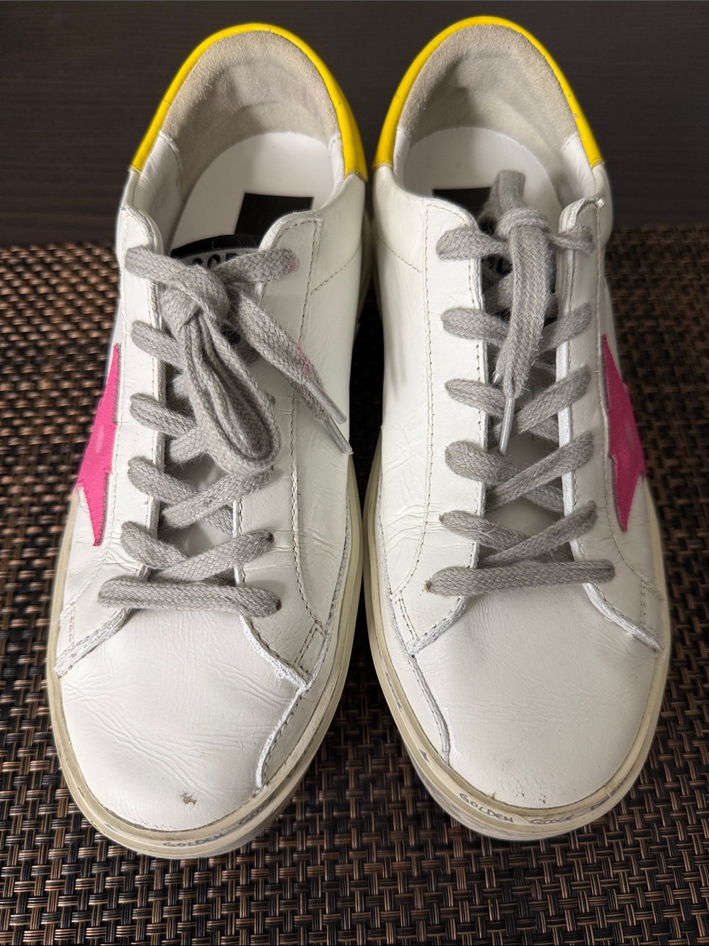 Golden Goose Hi Star Leather Sneakers - Picture 7 of 16